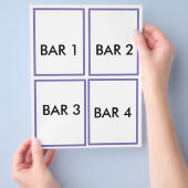 8.1/2 X 11 VOLLEDIGE CANDYBAR VERPAKKINGEN FLYER (Hand)