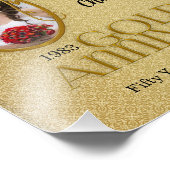 8-1/2x11 50th Annivsersary Scrapbook Collage Foto Afdruk (Hoek)