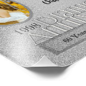 8-1/2x11 60th Annivsersary Scrapbook Collage Foto Afdruk (Hoek)