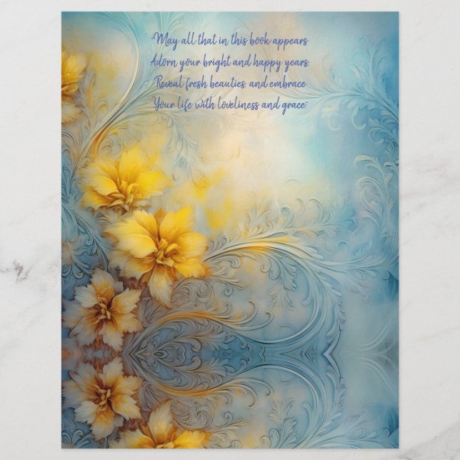 8 1/2x11" Scrapbook, Junk Journal, Decoupage (Voorkant)