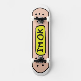 8 1/8-inch "Band-Aid" skateboard