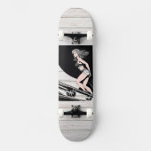 8 1/8-inch board Babe Design Skateboard Deck (Voorkant)