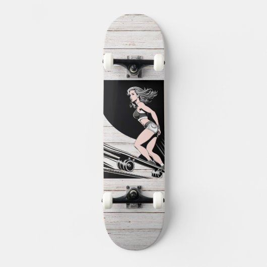 8 1/8-inch board Babe Design Skateboard Deck (Voorkant)