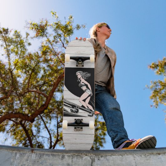 8 1/8-inch board Babe Design Skateboard Deck (Buiten 1)