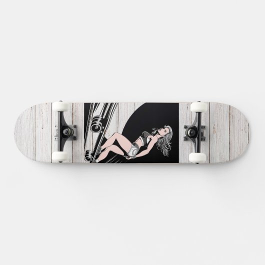 8 1/8-inch board Babe Design Skateboard Deck (Horizontaal)