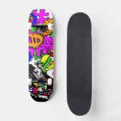 8 1/8-inch graffiti-ontwerpskateboard persoonlijk skateboard (Voorkant)