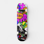 8 1/8-inch graffiti-ontwerpskateboard persoonlijk skateboard (Voorkant)