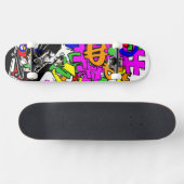 8 1/8-inch graffiti-ontwerpskateboard persoonlijk skateboard (Horizontaal)