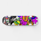 8 1/8-inch graffiti-ontwerpskateboard persoonlijk skateboard (Horizontaal)
