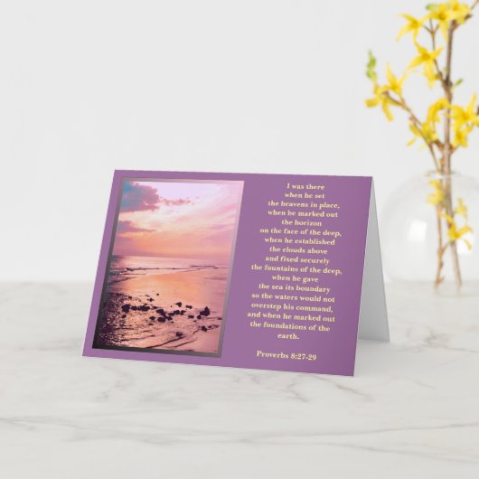 8:27 van gezegden - 29 "ik was daar…" KAART (Gele Bloem)