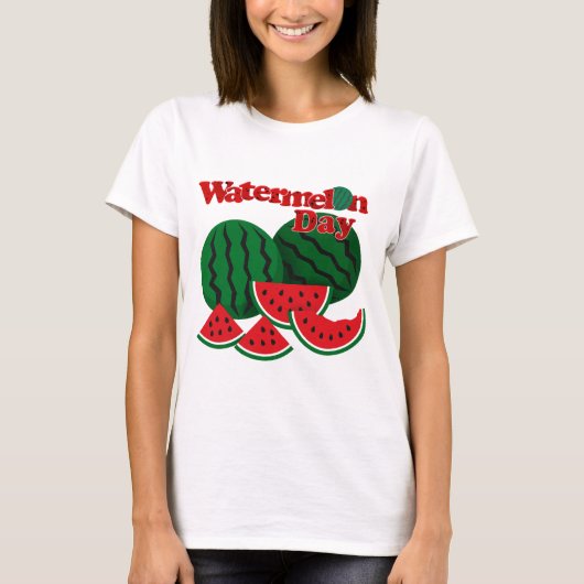8-3 Dag van Watermeloen T-shirt (Voorkant)