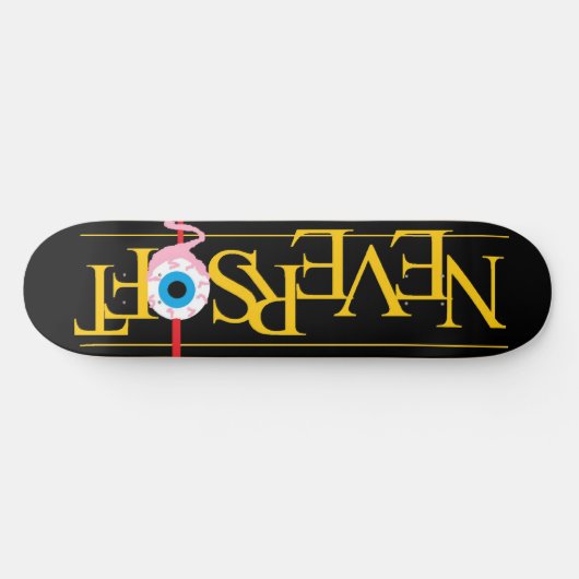 8.5 Cartoon stijl Neversoft logo Deck Persoonlijk Skateboard (Horizontaal)