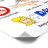 8,5-inch x11-inch STAY WELL-poster Poster (Hoek)