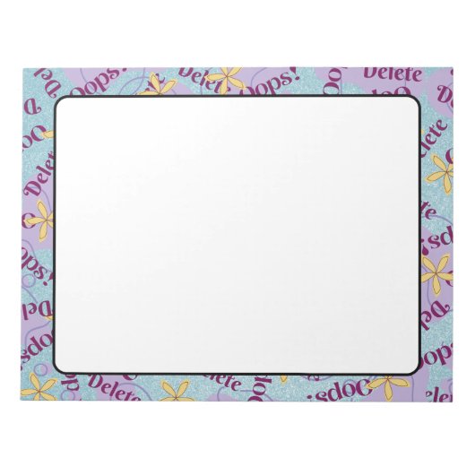 8,5-inch x11-laptop Briefpapier papier Notitieblok (Voorkant)