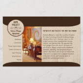 8,5-inch x5.5-inch brochures van Shelly's Home Pro (Voorkant)