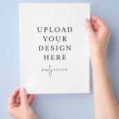 8,5-inch x 11-inch brochure (Hand)