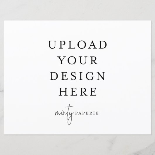 8,5-inch x 11-inch flatpanel - Liggend (Achterkant)