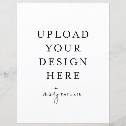 8,5-inch x 11-inch flatpanel - Portret (Achterkant)