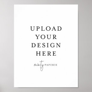 8,5-inch x 11-inch Poster - Portret