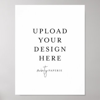 8,5-inch x 11-inch Poster - Portret