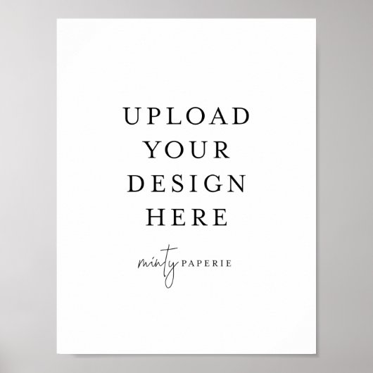 8,5-inch x 11-inch Poster - Portret (Voorkant)