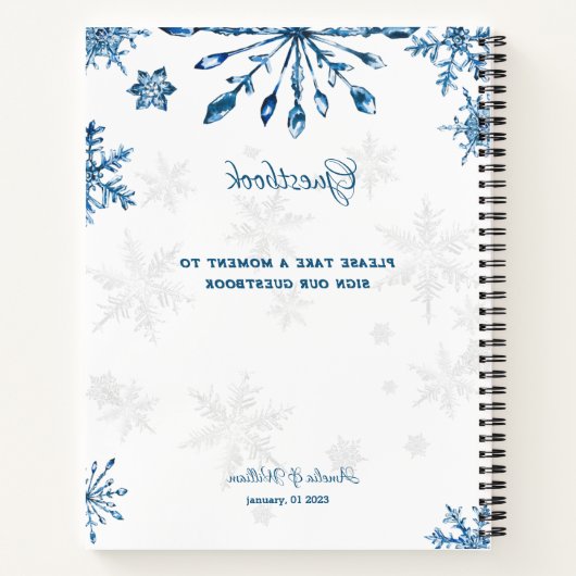 8,5-inch x 11-inch spiraalgids notitieboek (Achterkant)