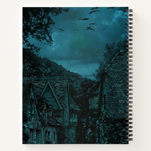 8,5-inch x 11-inch spiraalvormig Notitieboek (Achterkant)