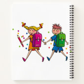 8,5-inch x 11-inch spiraalvormig Notitieboek (Achterkant)