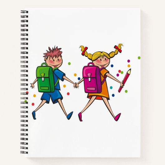 8,5-inch x 11-inch spiraalvormig Notitieboek (Voorkant)