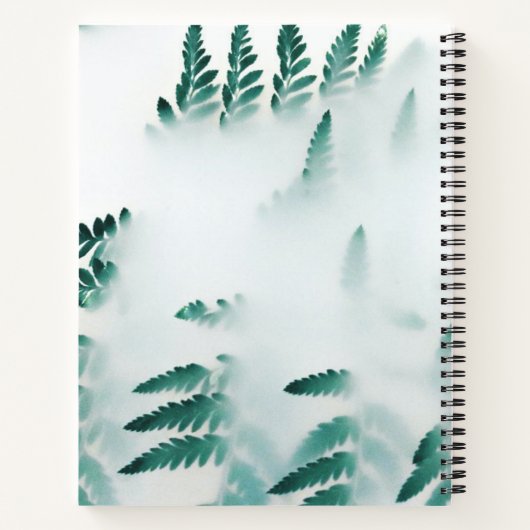 8,5-inch x 11-inch spiraalvormig Notitieboek (Achterkant)