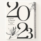 8,5-inch x 11-inch spiraalvormig Notitieboek (Achterkant)