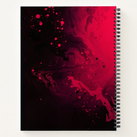 8,5-inch x 11-inch spiraalvormig Notitieboek (Achterkant)