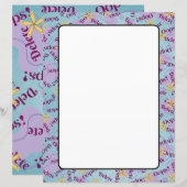 8,5-inch x 11-inch vellen papier Briefpapier OPS!  (Voorkant / Achterkant)