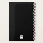 8,5-inch x 11-inch weekblad/maandabonnement planner (Achterkant)