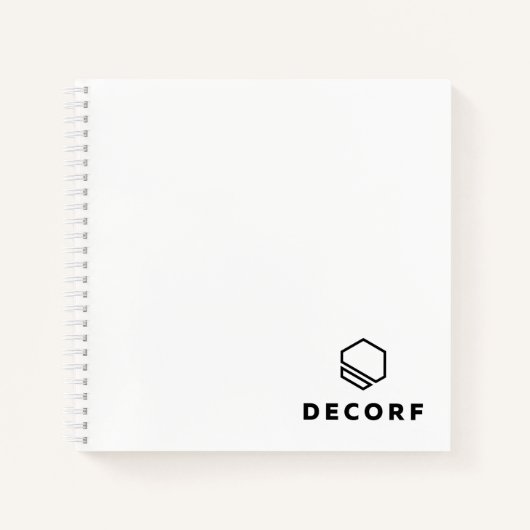 8,5-inch x 8,5-inch spiral notebook notitieboek (Voorkant)