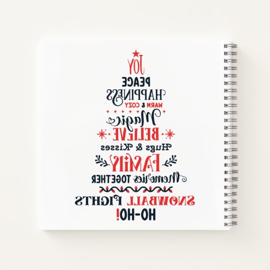 8,5-inch x 8,5-inch spiral Notitieboek (Achterkant)