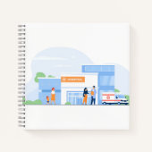 8,5-inch x 8,5-inch spiral Notitieboek (Voorkant)