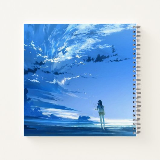 8,5-inch x 8,5-inch spiral Notitieboek (Achterkant)