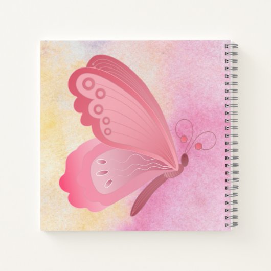 8,5-inch x 8,5-inch spiral Notitieboek (Achterkant)