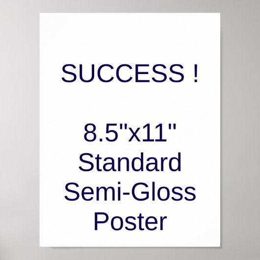 8,5"x11" Standaard Halfglans Poster (Voorkant)