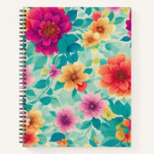 8,5" x 11" Bloemendelig Spiral Notebook Notitieboek (Voorkant)
