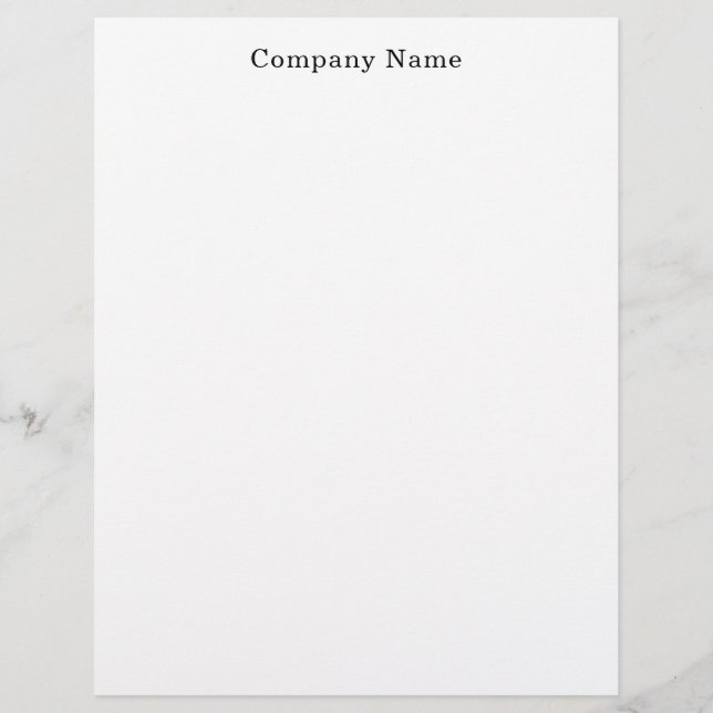 8,5" x 11" Briefpapier Briefhoofd (Voorkant)