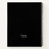 8,5" x 11" Deluxe Spiraal Notebook Notitieboek (Achterkant)