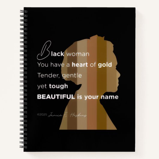 8,5" x 11" Deluxe Spiraal Notebook Notitieboek (Voorkant)