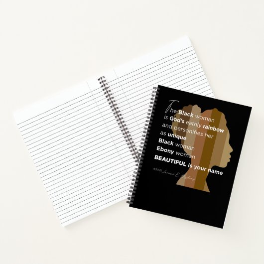 8.5" x 11" Deluxe Spiral Notebook Notitieboek (Binnen)
