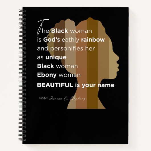 8.5" x 11" Deluxe Spiral Notebook Notitieboek (Voorkant)