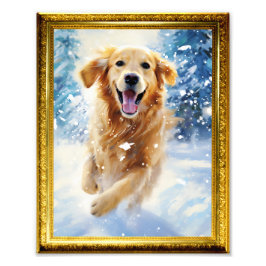 8.5 x 11 foto Wall Art Golden Retriever Dog Afdruk