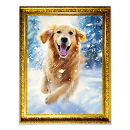 8.5 x 11 foto Wall Art Golden Retriever Dog Afdruk