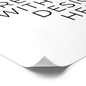 8,5 x 11-inch afdrukken (horizontaal) poster (Hoek)