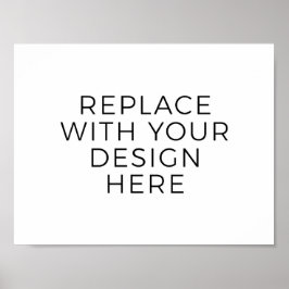 8,5 x 11-inch afdrukken (horizontaal) poster